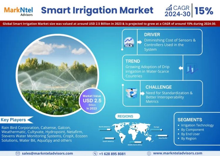 Smart Irrigation Market Comprehensive Analysis and Forecast 2024 to 2030